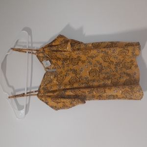 Paper crane boho blouse .